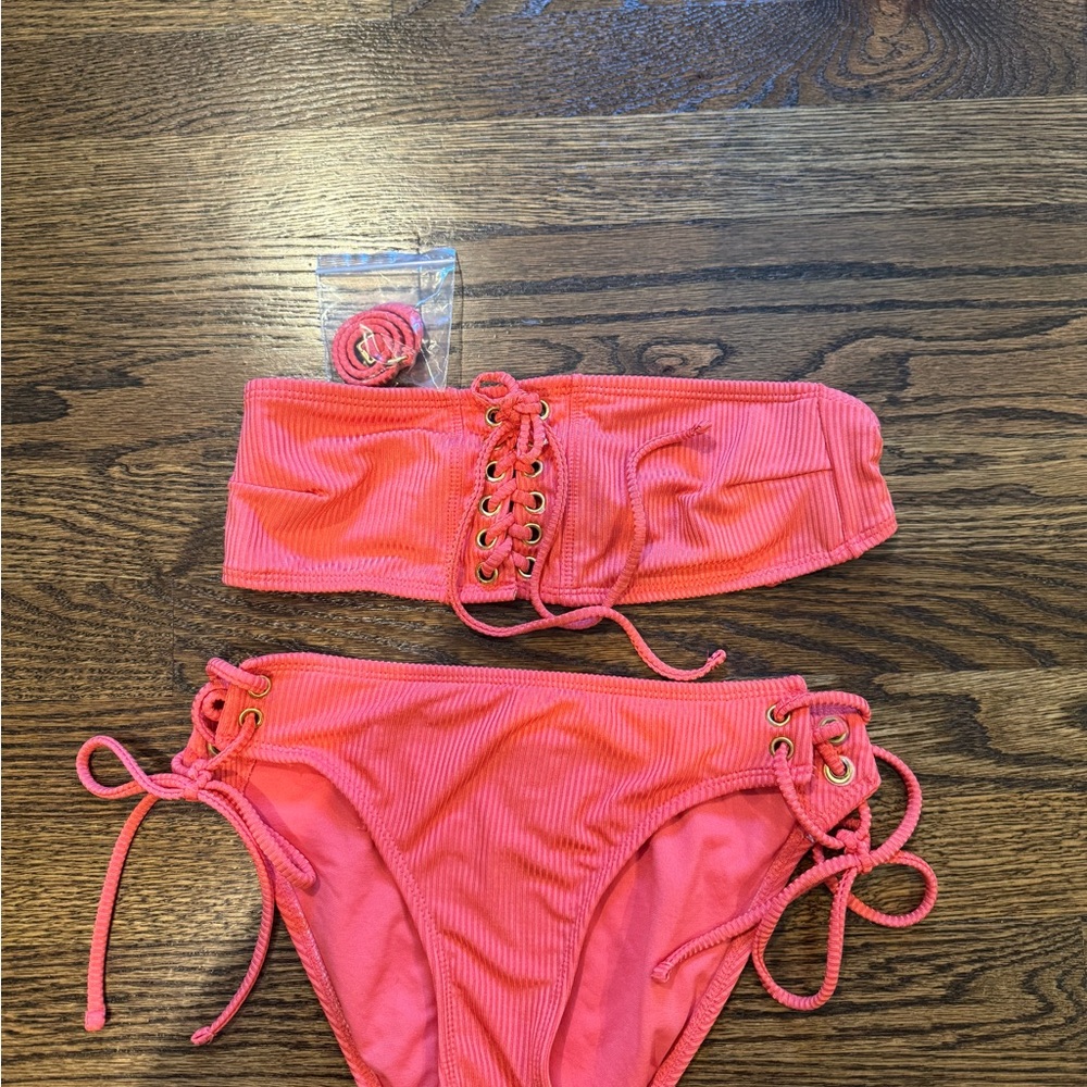 Hula Honey Coral Bikini Set